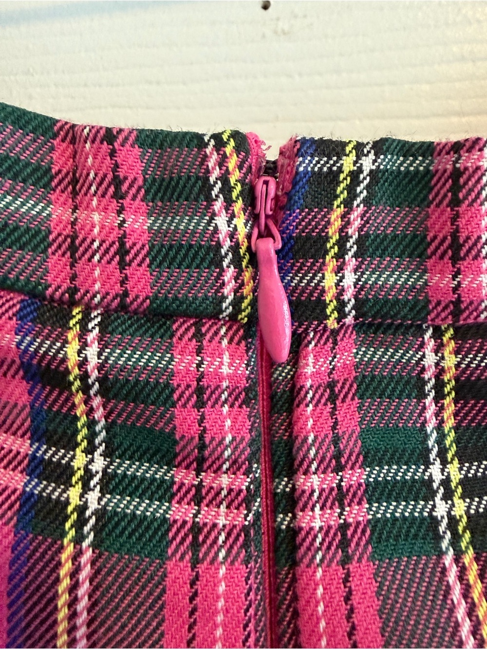 Amanda Uprichard Pink Plaid Dixon Skort - Picture 6 of 10